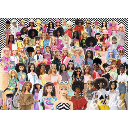 RAVENSBURGER Puzzle Challenge: Barbie 1000 dílků 149495