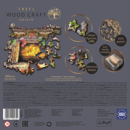 TREFL Wood Craft Origin puzzle U krbu 1000 dílků 149844