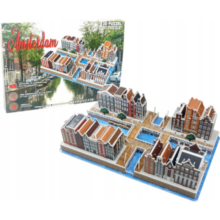 3D puzzle Amsterdam 107 dílků 150587