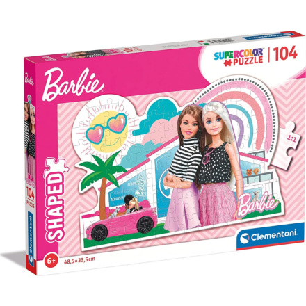 CLEMENTONI Obrysové puzzle Barbie 104 dílků 150747