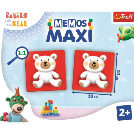 Maxi pexeso Treflíci a medvídek 150796