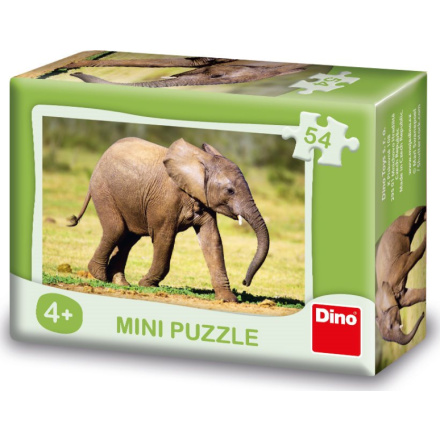 DINO Puzzle Zvířátka - Slůně 54 dílků 150914