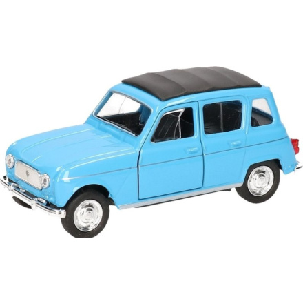 WELLY Autíčko na zpětné natažení Renault 4 modrý 151423