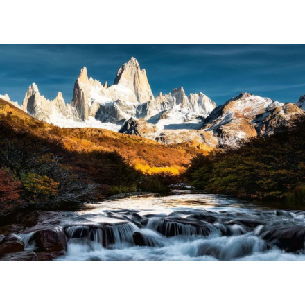 RAVENSBURGER Puzzle Dechberoucí hory: Mount Fitz Roy, Patagonie 1000 dílků 151460