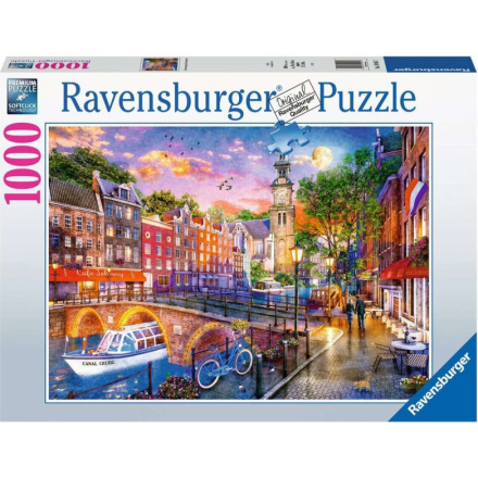 RAVENSBURGER Puzzle Amsterdam 1000 dílků 151655