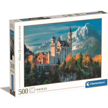 CLEMENTONI Puzzle Hrad Neuschwanstein 500 dílků 151790