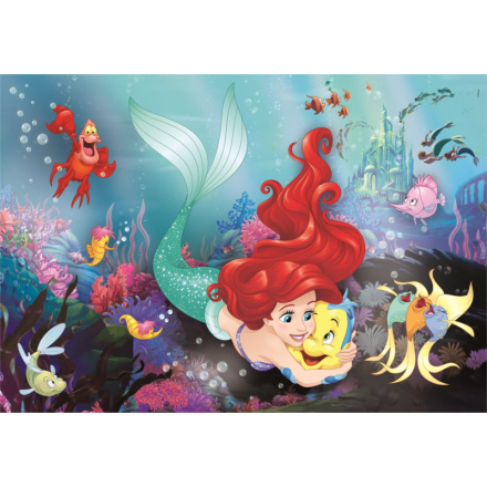 CLEMENTONI Puzzle Disney princezny: Malá mořská víla MAXI 24 dílků 151818