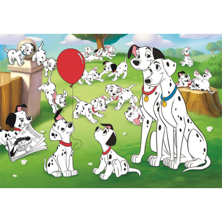 CLEMENTONI Puzzle Disney: 101 Dalmatinů MAXI 24 dílků 151819