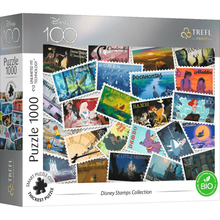 TREFL Puzzle UFT Disney 100 let: Poštovní známky 1000 dílků 152060