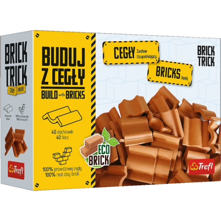 TREFL BRICK TRICK Balení střešních tašek 40ks 152078