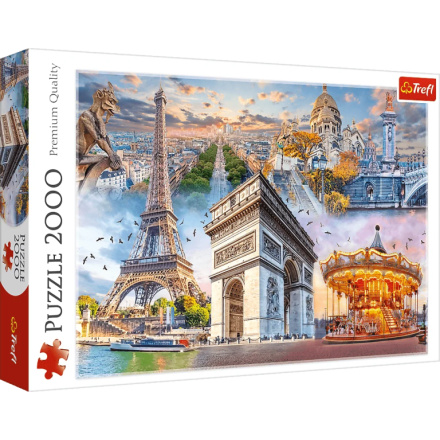 TREFL Puzzle Víkend v Paříži 2000 dílků 152090
