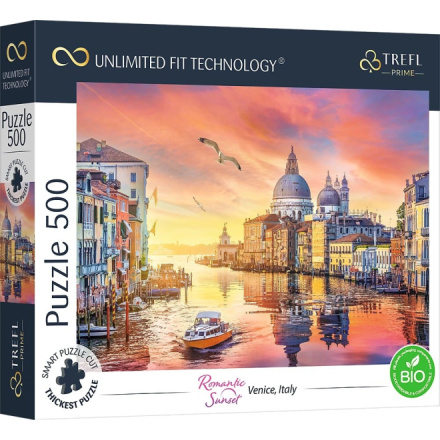 TREFL Puzzle UFT Romantic Sunset: Benátky, Itálie 500 dílků 152108