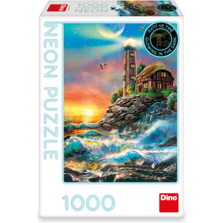 DINO Svítící puzzle Maják 1000 dílků 152119