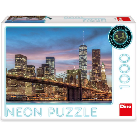DINO Svítící puzzle New York 1000 dílků 152120