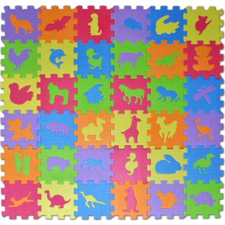 Pěnové puzzle Zvířátka (14,5x14,5) 152253