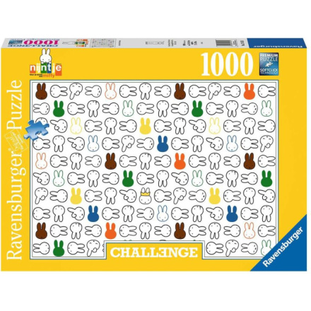 RAVENSBURGER Puzzle Challenge: Miffy 1000 dílků 152625