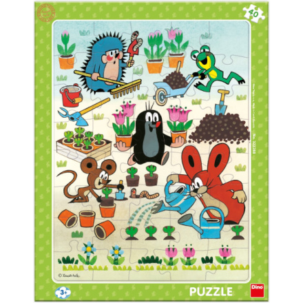 DINO Puzzle Krtek zahradníkem 40 dílků 153126