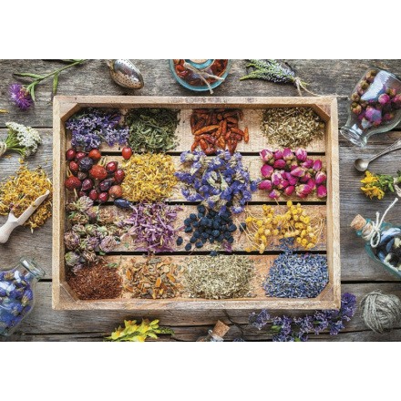 PIATNIK Puzzle Léčivé bylinky 1000 dílků 153156