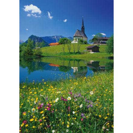 SCHMIDT Puzzle Inzell, Einsiedlhof a kostel sv. Mikuláše 1000 dílků 153297