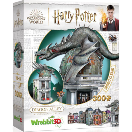 WREBBIT 3D puzzle Harry Potter: Gringottova banka 300 dílků 153492
