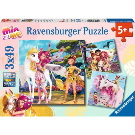 RAVENSBURGER Puzzle Mia a já 3x49 dílků 155201