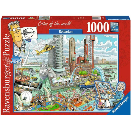 RAVENSBURGER Puzzle Města světa: Rotterdam 1000 dílků 155221