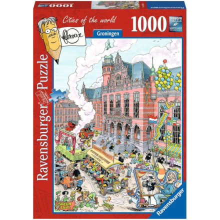 RAVENSBURGER Puzzle Města světa: Groningen 1000 dílků 155222