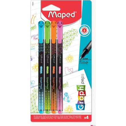 MAPED Liner Graph´Peps Deco Pastel 4ks 155424