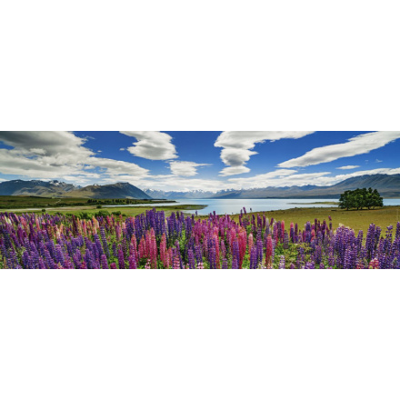 HEYE Panoramatické puzzle Jezero Tekapo, Nový Zéland 1000 dílků 155633