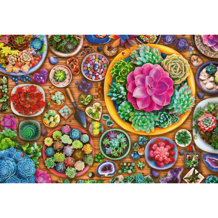 TREFL Puzzle UFT Blooming Paradise: Svět rostlin 1500 dílků 156001
