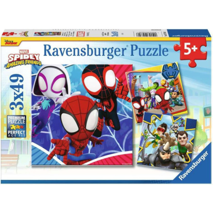 RAVENSBURGER Puzzle Spidey 3x49 dílků 156177