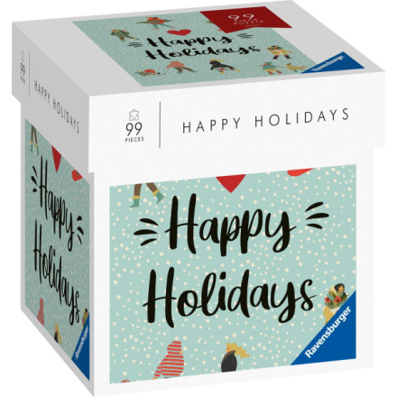 RAVENSBURGER Puzzle Happy Holidays: Happy Holidays 99 dílků 156179