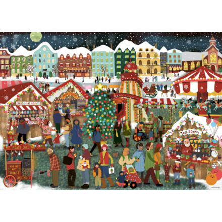 RAVENSBURGER Puzzle Vánoční trhy 1000 dílků 156186