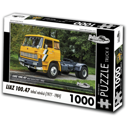 RETRO-AUTA Puzzle TRUCK č.8 Liaz 100.47 tahač návěsů (1977-1984) 1000 dílků 156195