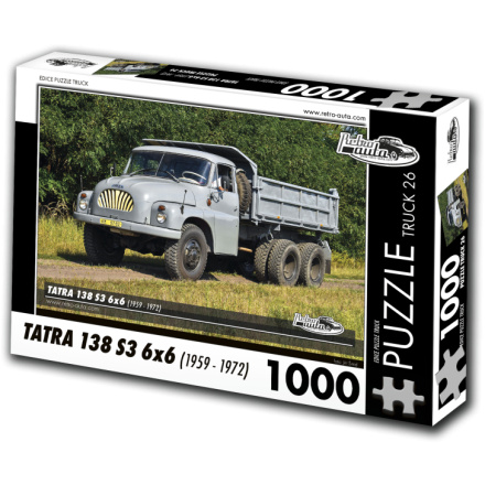 RETRO-AUTA Puzzle TRUCK č.26 Tatra 138 S3 6x6 (1959-1972) 1000 dílků 156214