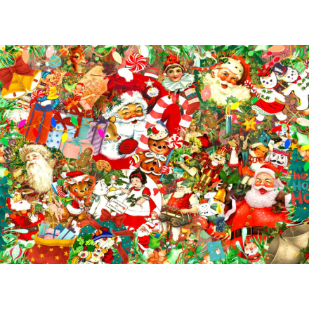 ENJOY Puzzle Vintage Vánoce 1000 dílků 156389