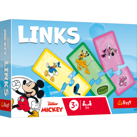 TREFL Puzzle Links Mickey a jeho přátelé 2x14 dílků 156466