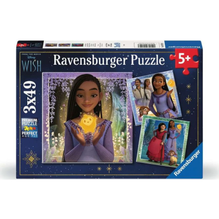 RAVENSBURGER Puzzle Přání 3x49 dílků 156500