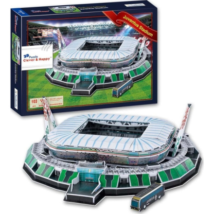 CLEVER&HAPPY 3D puzzle Stadion Allianz - FC Juventus 103 dílků 156776