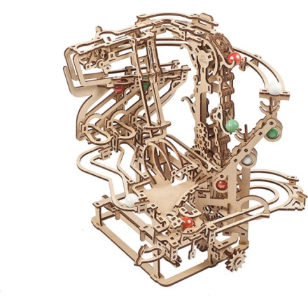 UGEARS 3D puzzle Kuličková dráha Marble Run: Chain Hoist 400 dílků 156835