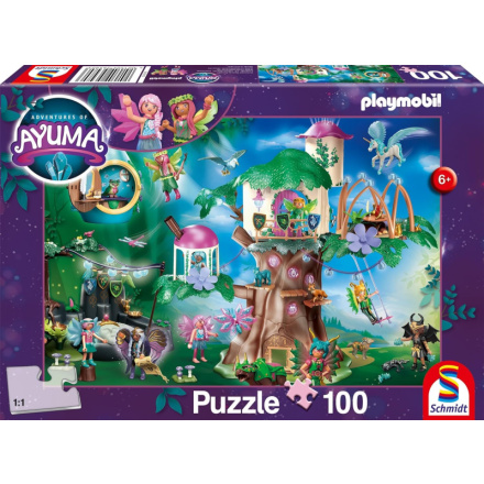 SCHMIDT Puzzle Playmobil Ayuma: Kouzelný les víl 100 dílků 156861