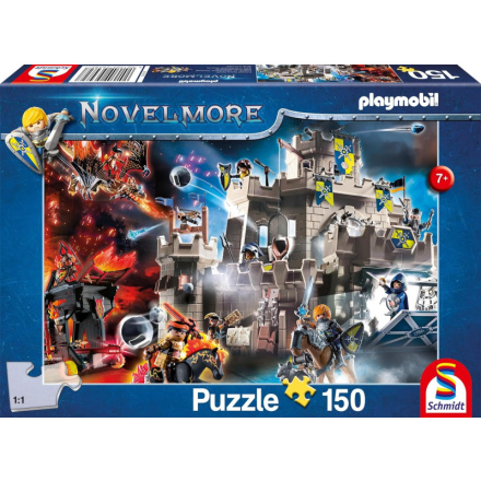 SCHMIDT Puzzle Playmobil Novelmore: Hrad 150 dílků 156863