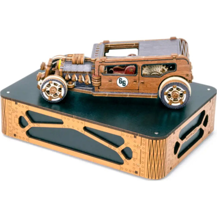 WOODEN CITY 3D puzzle Automobil Hot Rod Limitovaná edice 142 dílů 157258