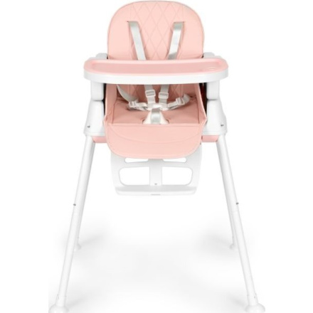 ECOTOYS Jídelní židlička 3v1 růžová 157431