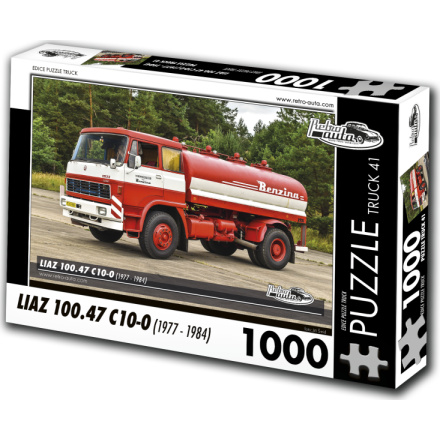 RETRO-AUTA Puzzle TRUCK č.41 Liaz 100.47 C10-0 (1977 - 1984) 1000 dílků 157745