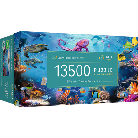 TREFL Puzzle UFT Ponoření do podmořského ráje 13500 dílků 158186