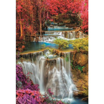 CLEMENTONI Puzzle Barevné vodopády v Thajsku 1000 dílků 158259