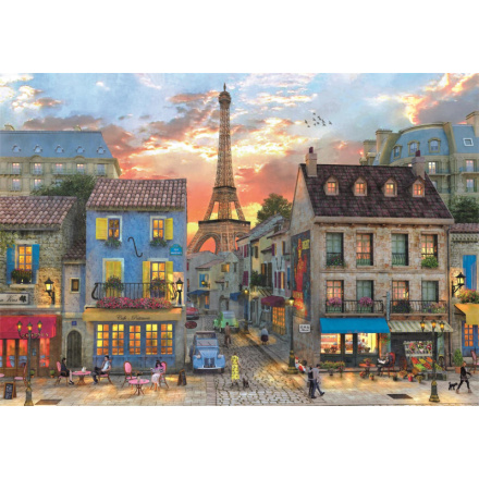 CLEMENTONI Puzzle Ulice Paříže 1000 dílků 158264