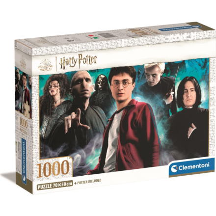 CLEMENTONI Puzzle Harry Potter: Hrdina 1000 dílků 158271