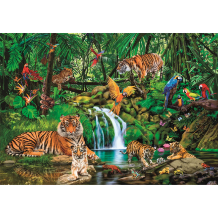 CLEMENTONI Puzzle Útočiště v džungli 300 dílků 158335